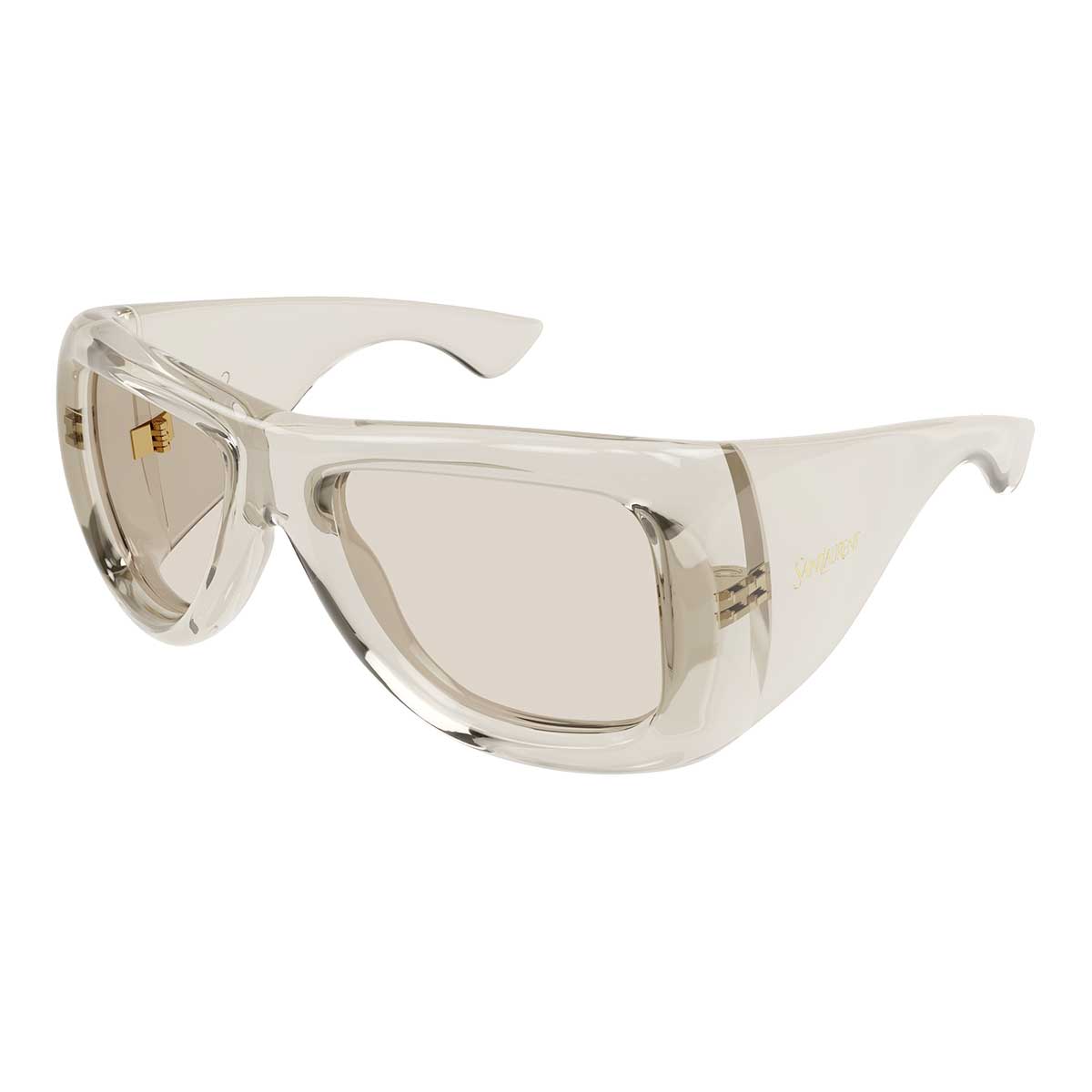 Saint Laurent Occhiali da Sole SL 902 HOWL 002 Beige/Marrone Donna