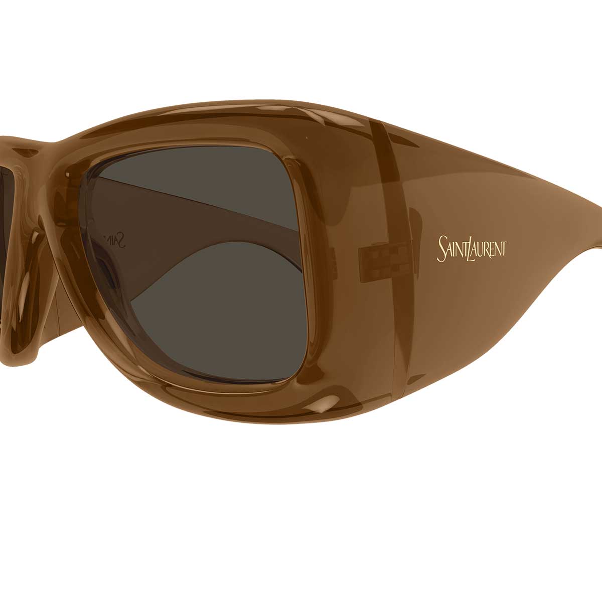 Saint Laurent Occhiali da Sole SL 902 HOWL 017 Marrone/Marrone Donna 3