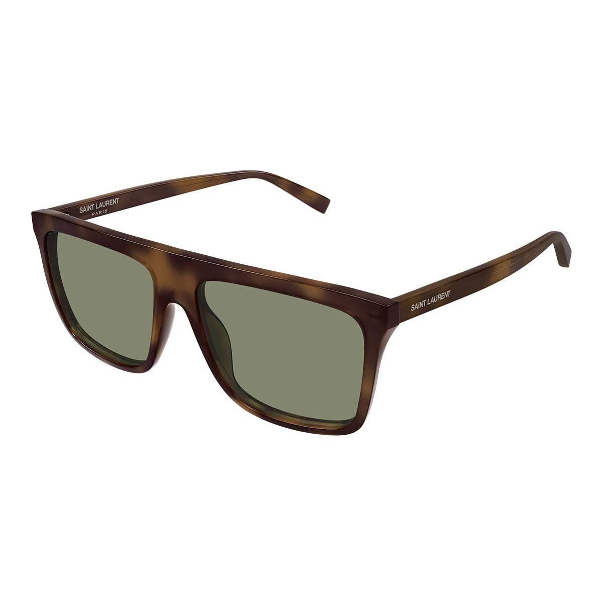 Saint Laurent Occhiali da Sole SL 904 004 Marrone/Verde Uomo