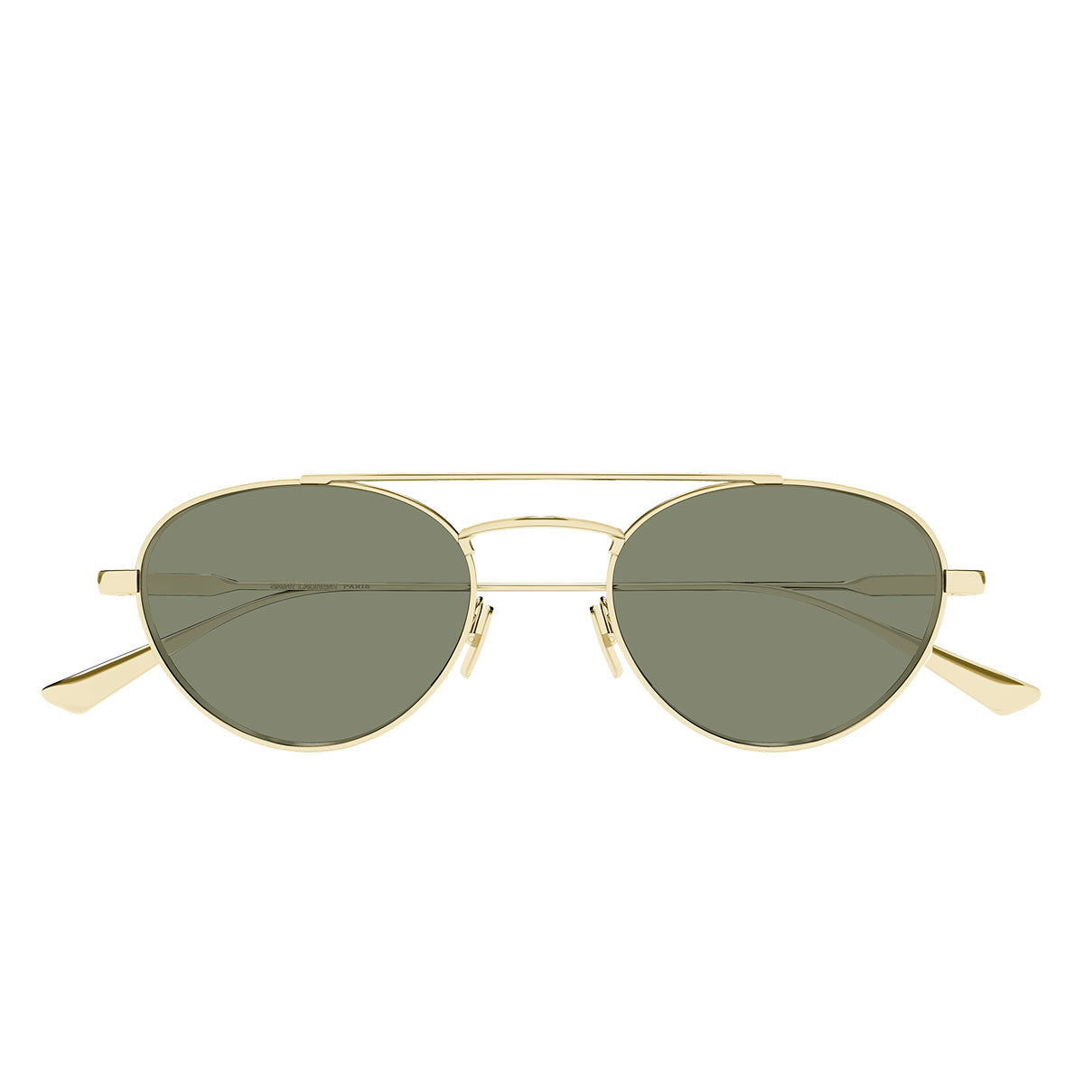 Saint Laurent Occhiali da Sole SL 97 004 Oro/Verde Unisex