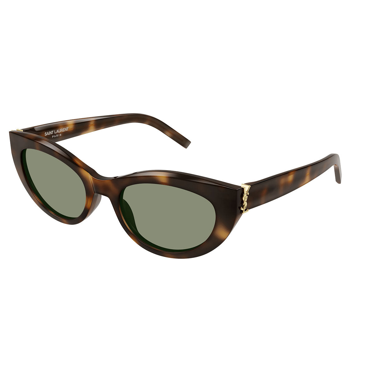 Saint Laurent Occhiali da Sole SL M115 003 Marrone/Verde Donna 2