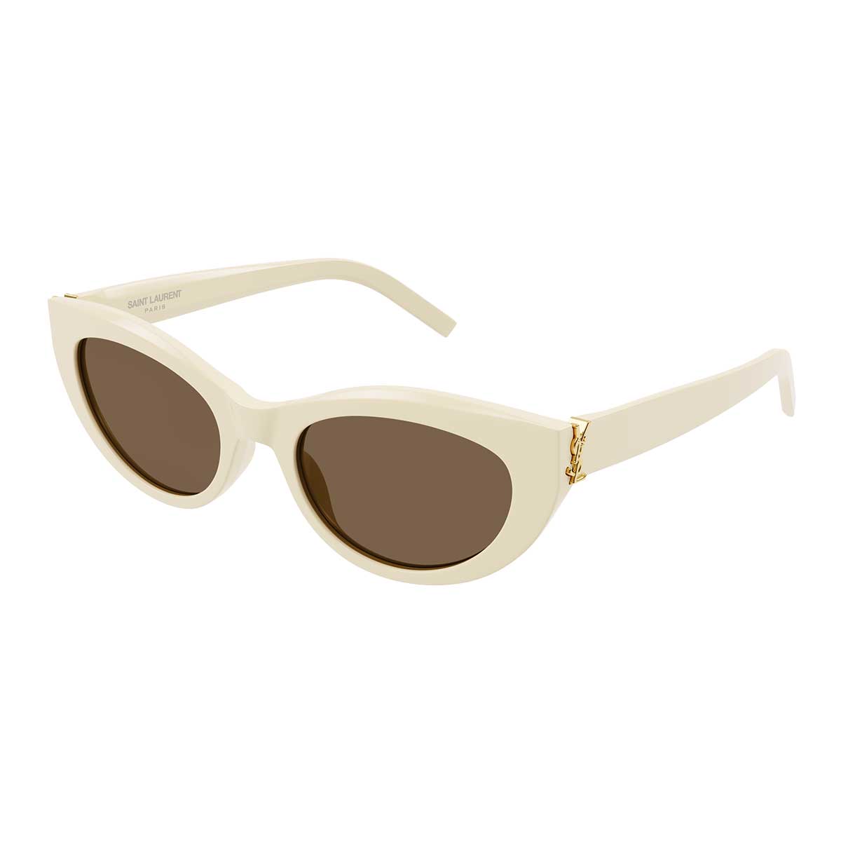 Saint Laurent Occhiali da Sole SL M115 004 Avorio/Marrone Donna 2