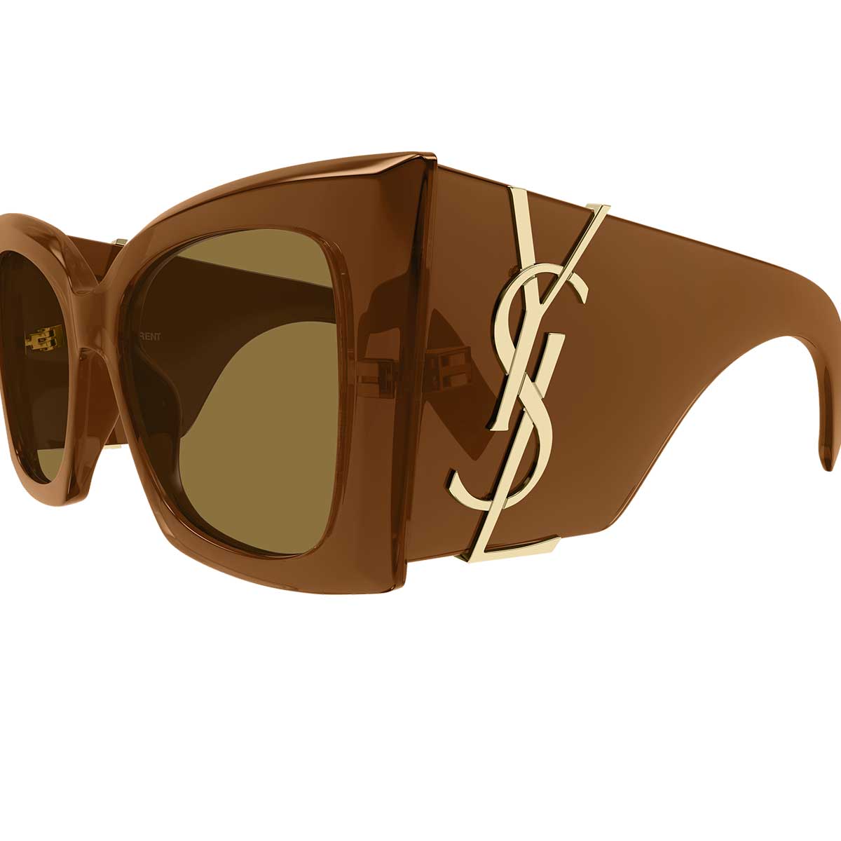 Saint Laurent Occhiali da Sole SL M119 BLAZE CRYSTAL 002 Marrone/Marrone Donna