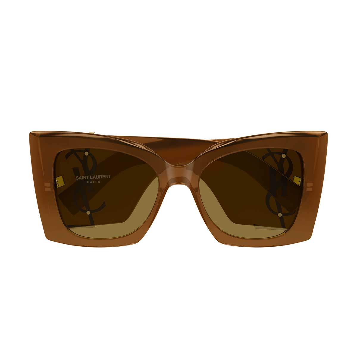Saint Laurent Occhiali da Sole SL M119 BLAZE CRYSTAL 002 Marrone/Marrone Donna