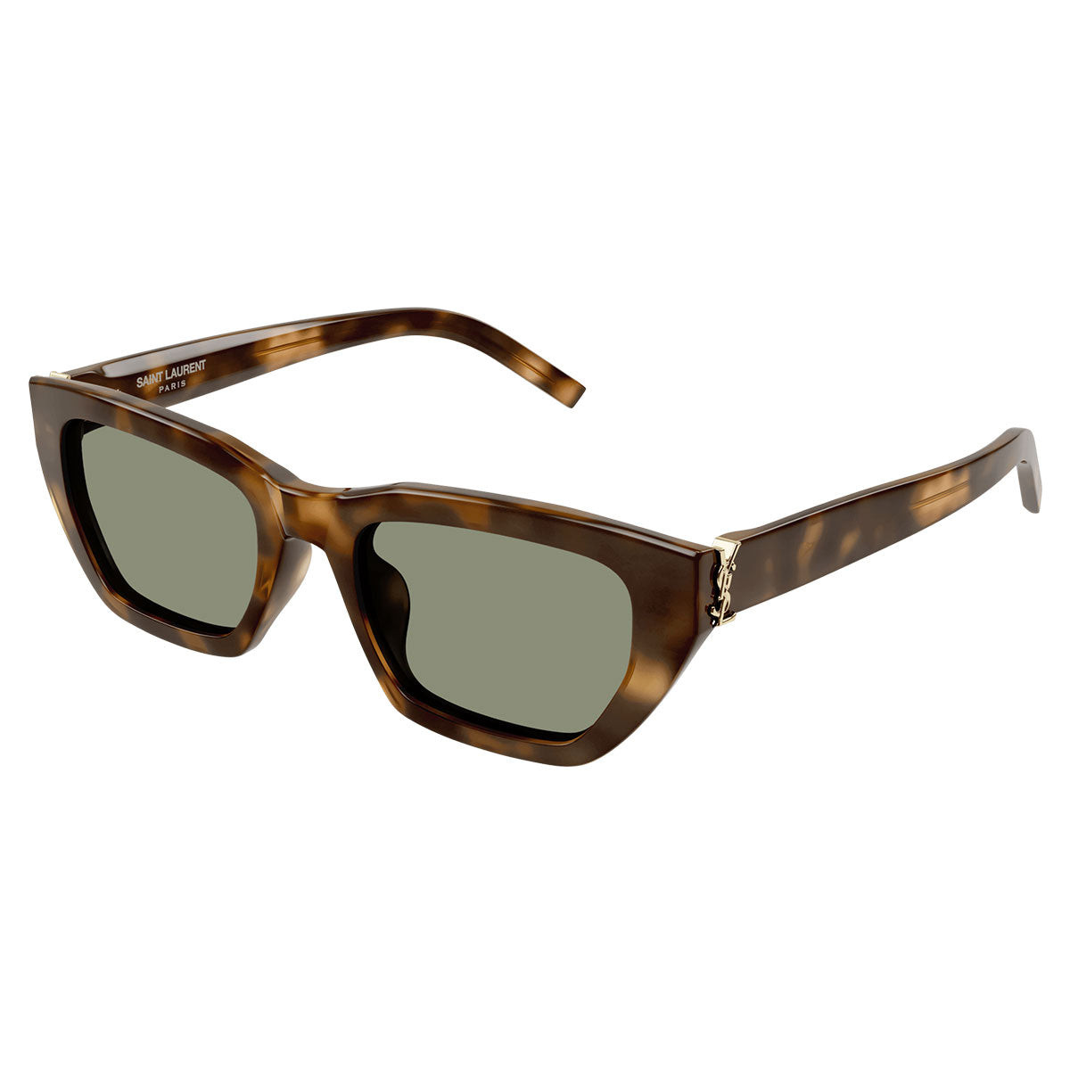 Saint Laurent Occhiali da Sole SL M127/F 003 Marrone/Verde Unisex