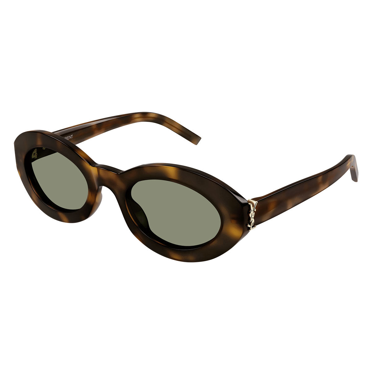 Saint Laurent Occhiali da Sole SL M136 002 Marrone/Verde Donna
