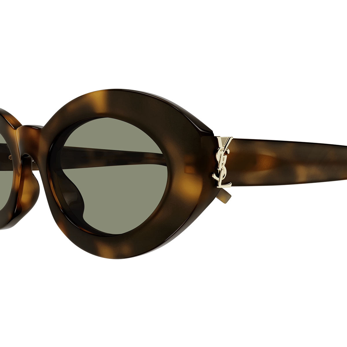 Saint Laurent Occhiali da Sole SL M136 002 Marrone/Verde Donna