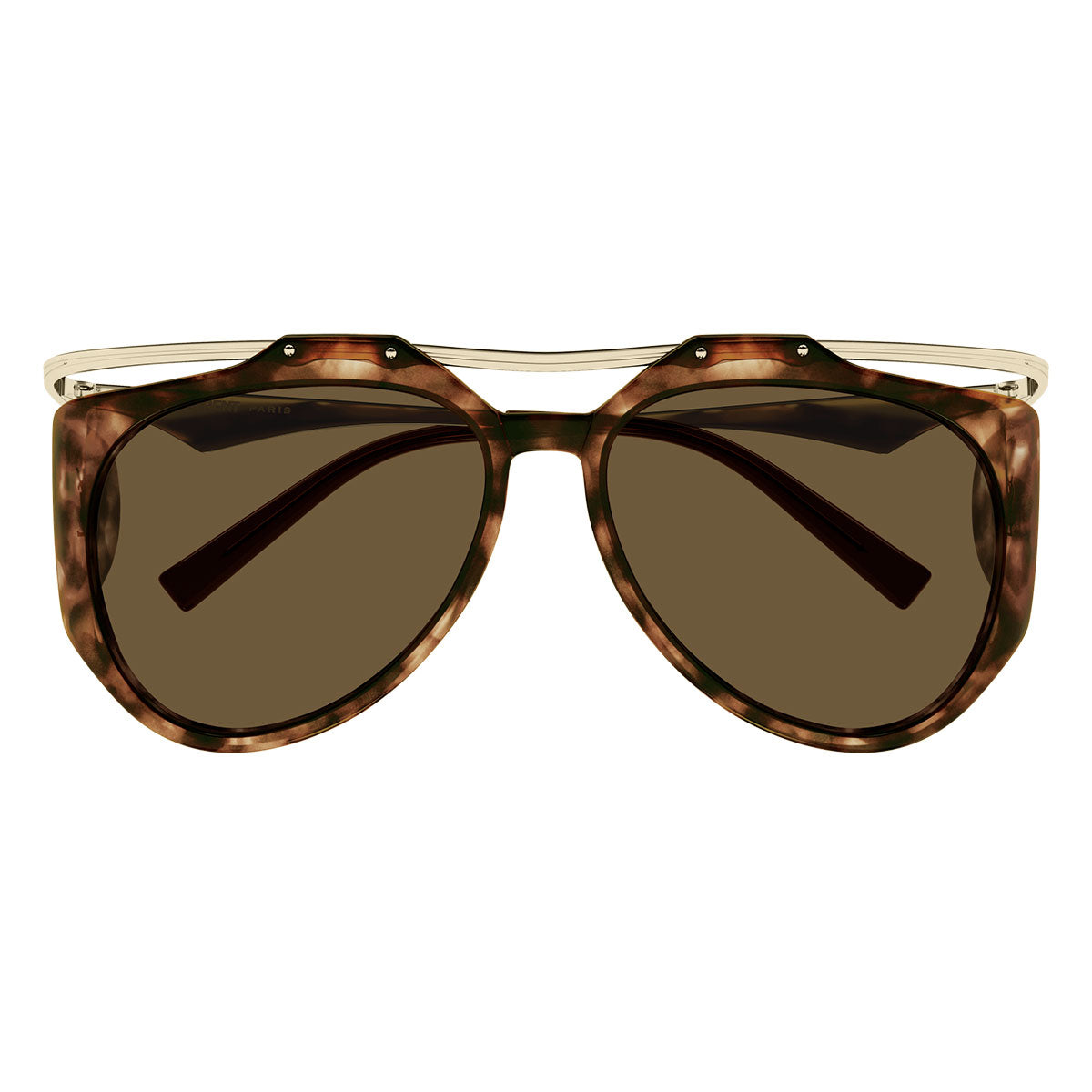 Saint Laurent Occhiali da Sole SL M137/F AMELIA 002 Oro/Marrone Donna