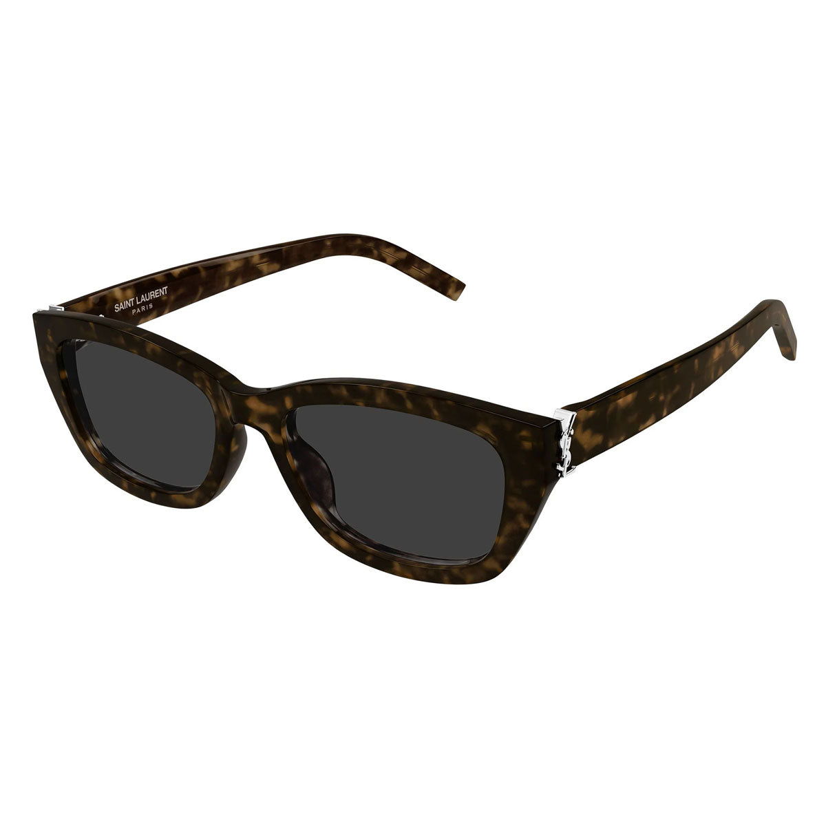Saint Laurent Occhiali da Sole SL M153 002 Marrone Scuro/Grigio Donna
