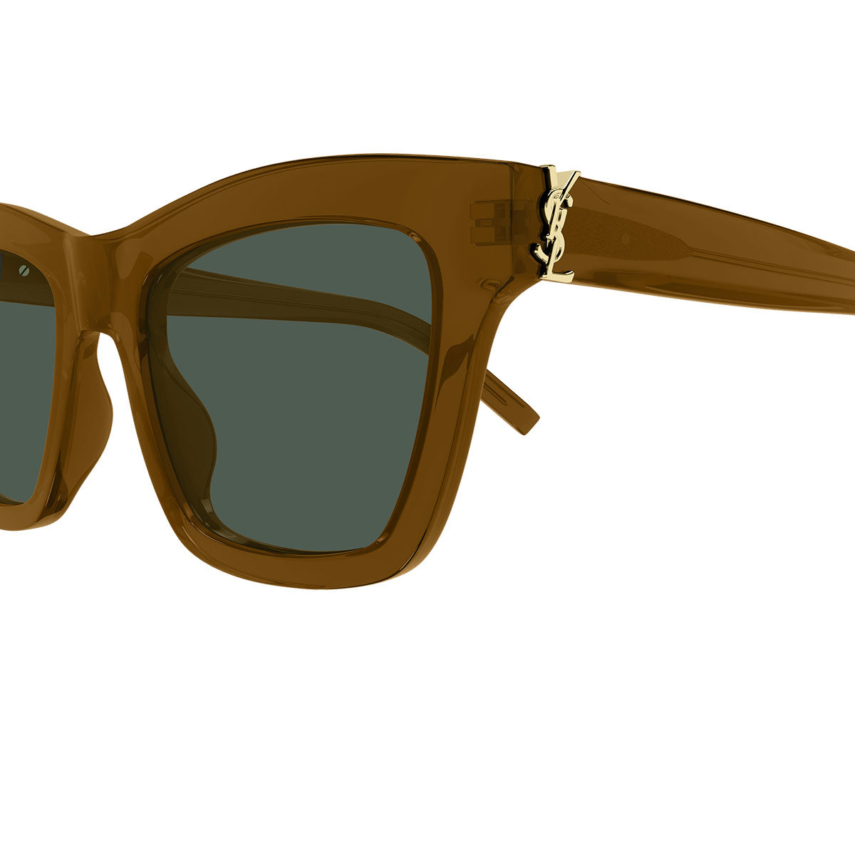 Saint Laurent Occhiali da Sole SL M156 005 Giallo/Verde Donna