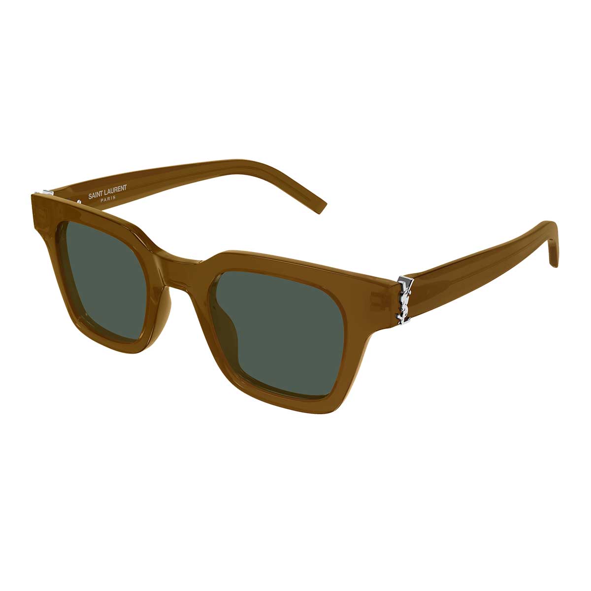 Saint Laurent Occhiali da Sole SL M157 005 Marrone/Verde Donna 2