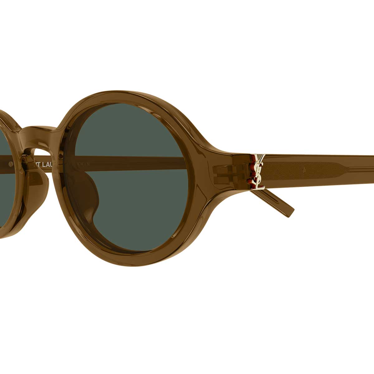 Saint Laurent Occhiali da Sole SL M161/K 004 Marrone/Verde Donna