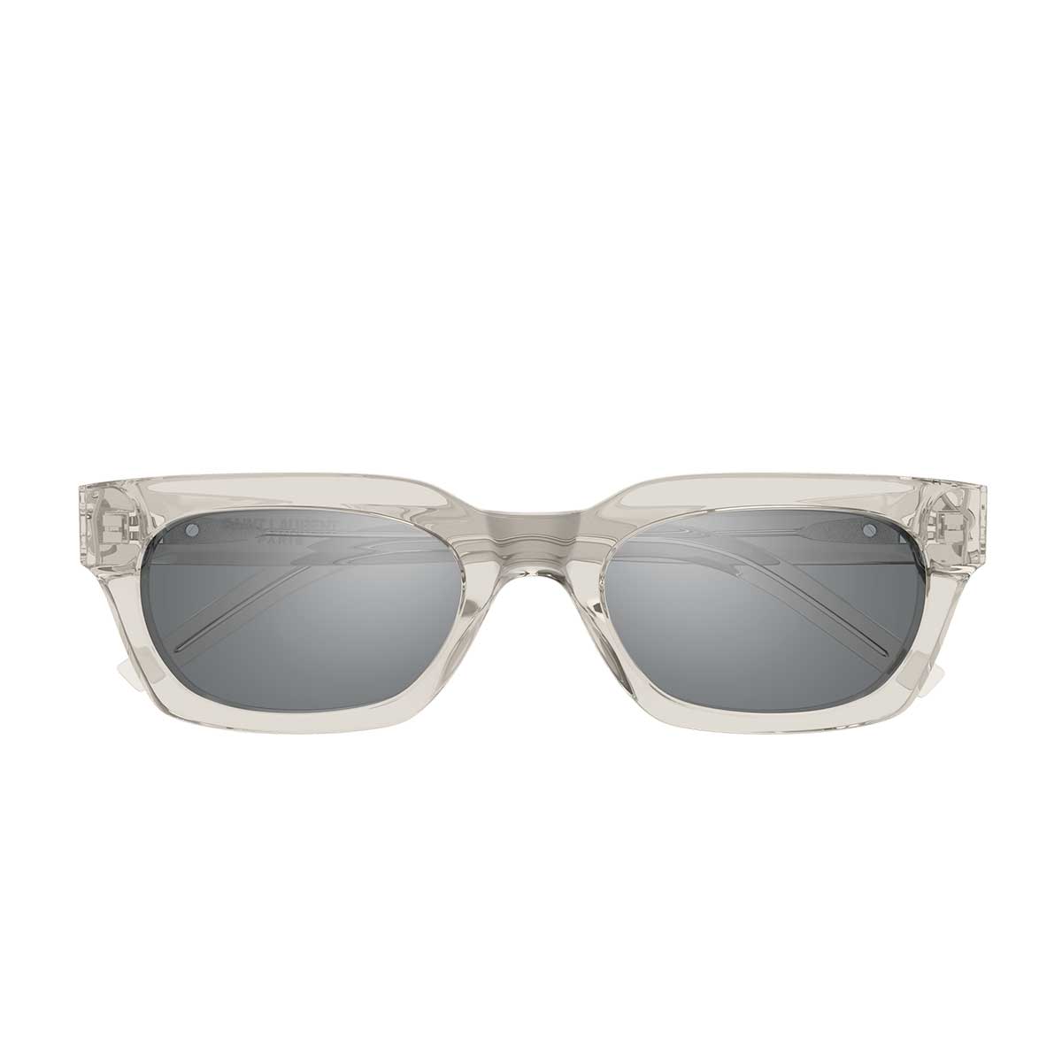 Saint Laurent Occhiali da Sole SL M175 004 Beige/Argento Donna