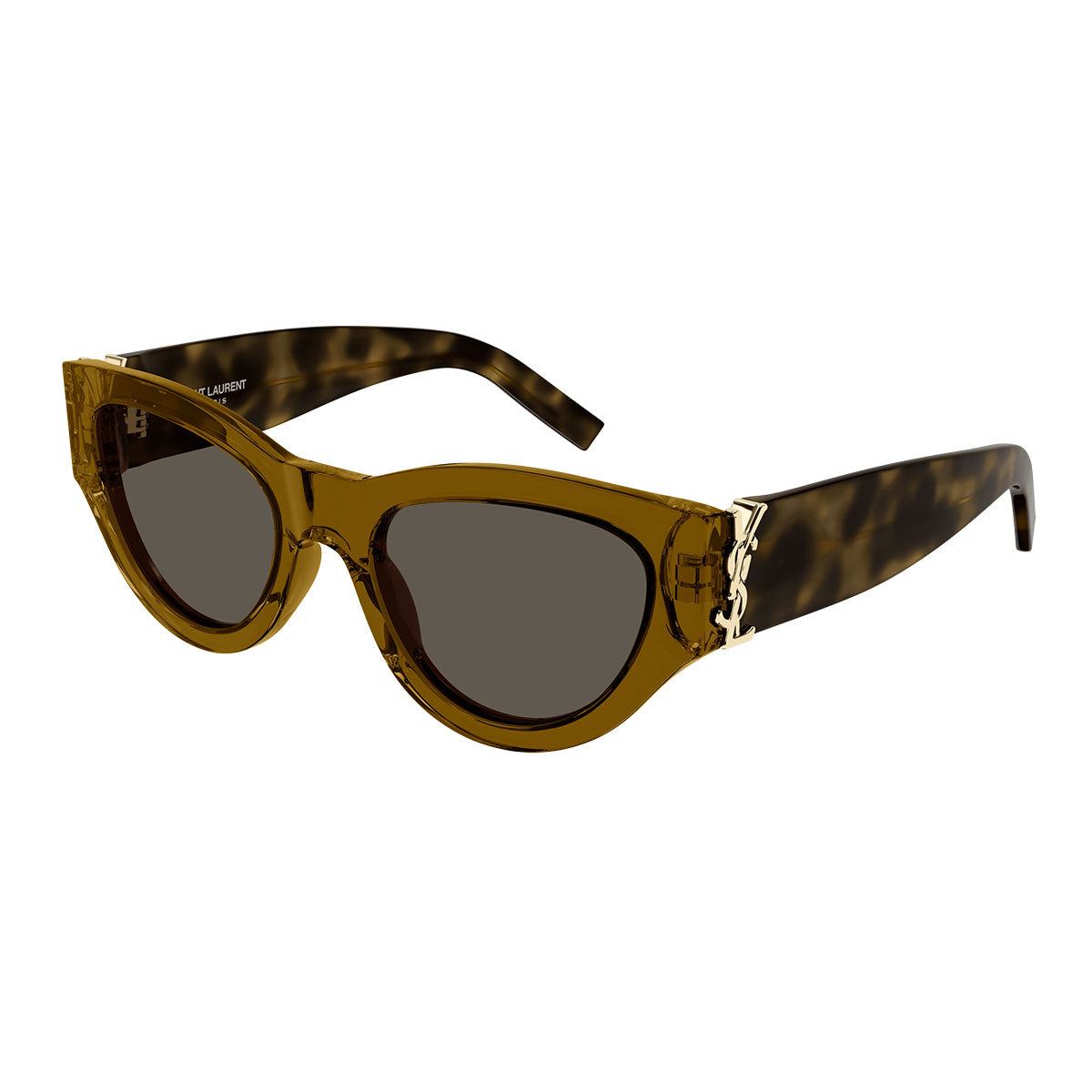 Saint Laurent Occhiali da Sole SL M94 011 Marrone/Marrone Scuro Donna