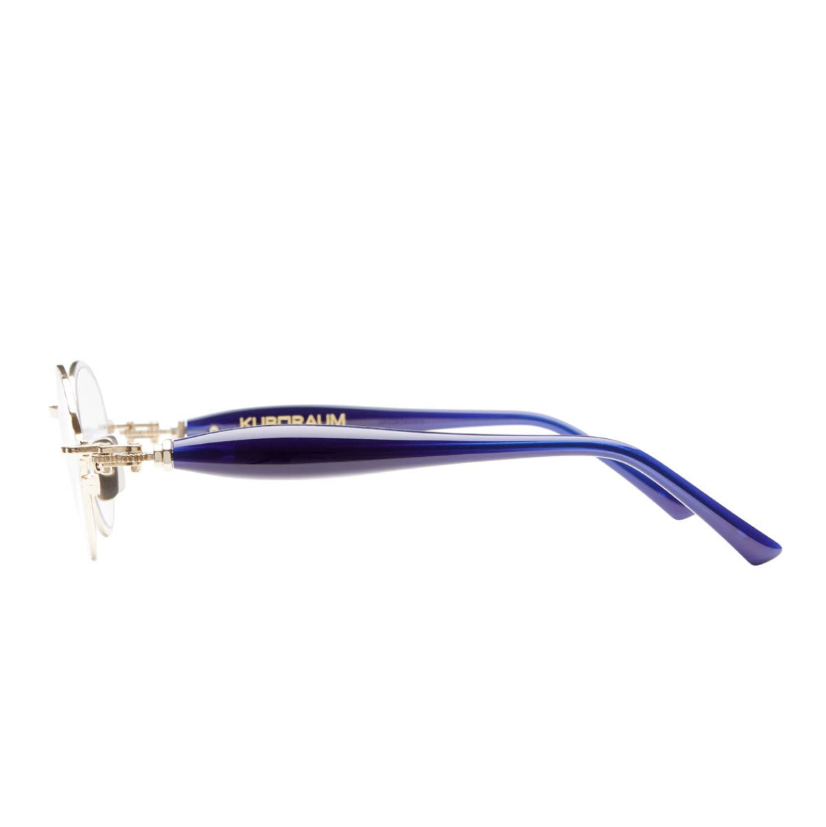 Kuboraum Occhiali da Vista J74 LG Oro e Blu/Trasparente Unisex 49 22 145