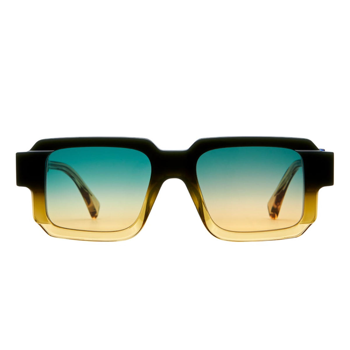 Kuboraum Occhiali da Sole I03 NYT Verde e Giallo/Verde e Giallo Unisex 51 19 145
