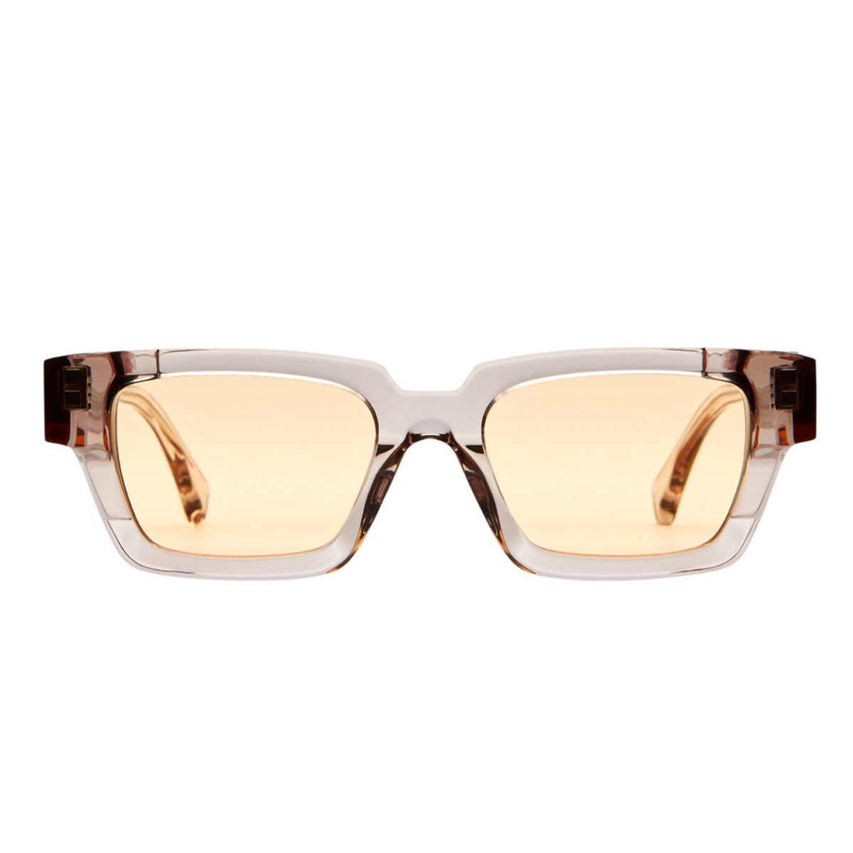 Kuboraum Occhiali da Sole I01 LWG Beige/Arancione Unisex 51 19 145