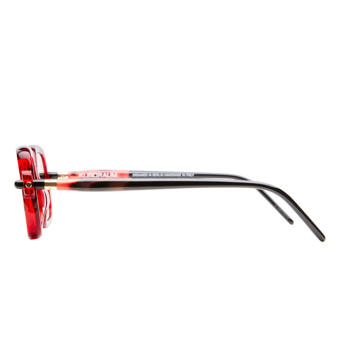 Kuboraum Occhiali da Sole P2 RU Rosso/Grigio Unisex 50 22 145
