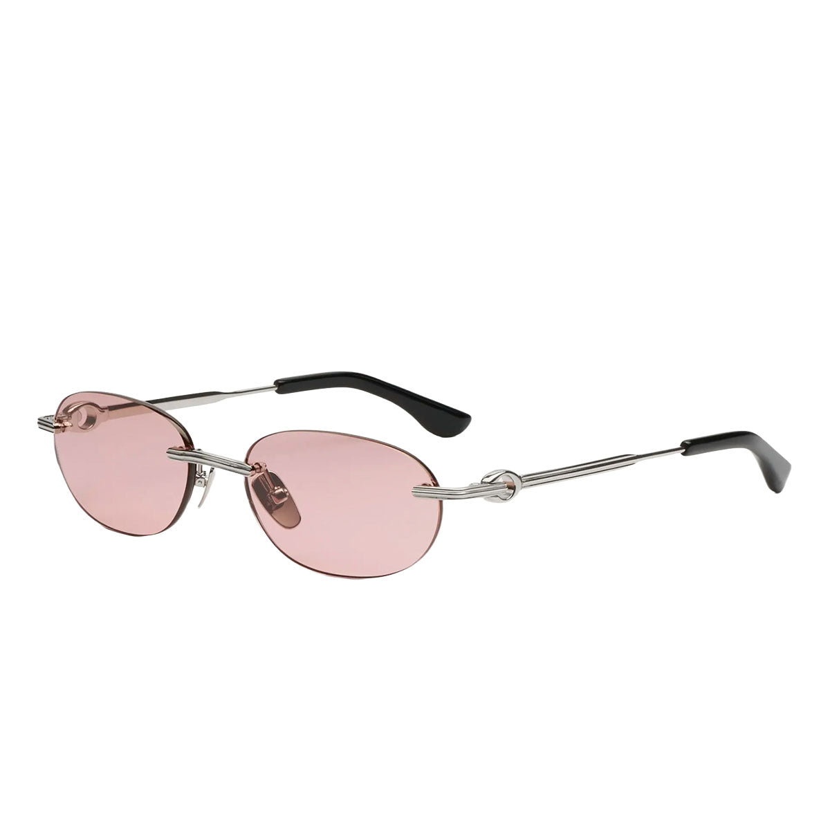 Chimi Occhiali da Sole Cadenza Oval Pink Argento/Rosa Unisex