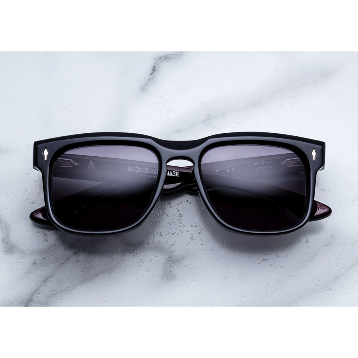 Jacques Marie Mage Occhiali da Sole Wesley Bloodstone Nero/Grigio Unisex
