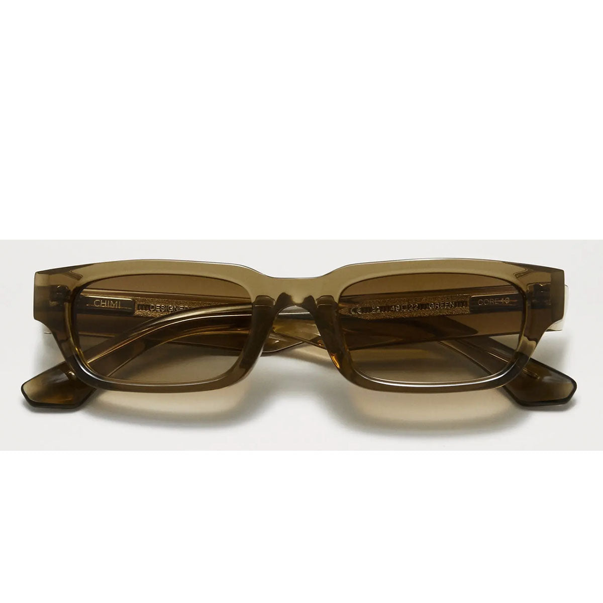 Chimi Occhiali da Sole Core 10 Green Verde/Verde Unisex 49 22 145