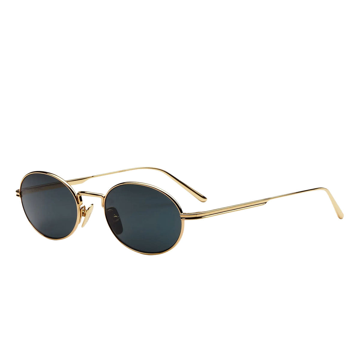 Chimi Occhiali da Sole CC Titan Oval Gold Oro/Grigio Unisex