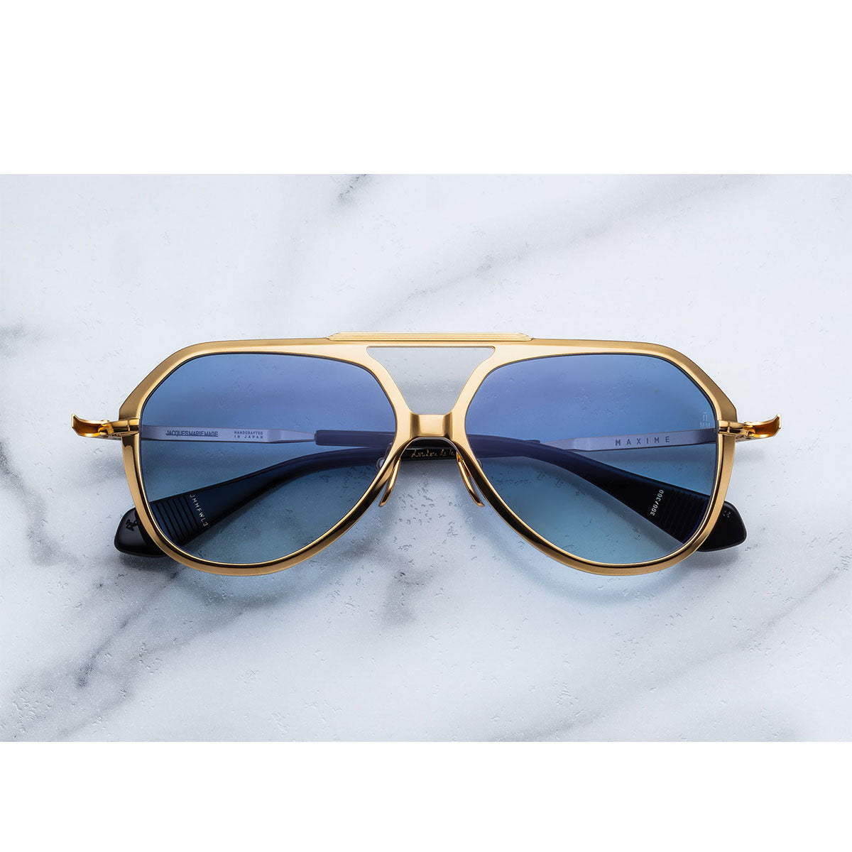 Jacque Marie Mage Occhiali da Sole Maxime Manhattan Oro/Blu Unisex 58 14 148