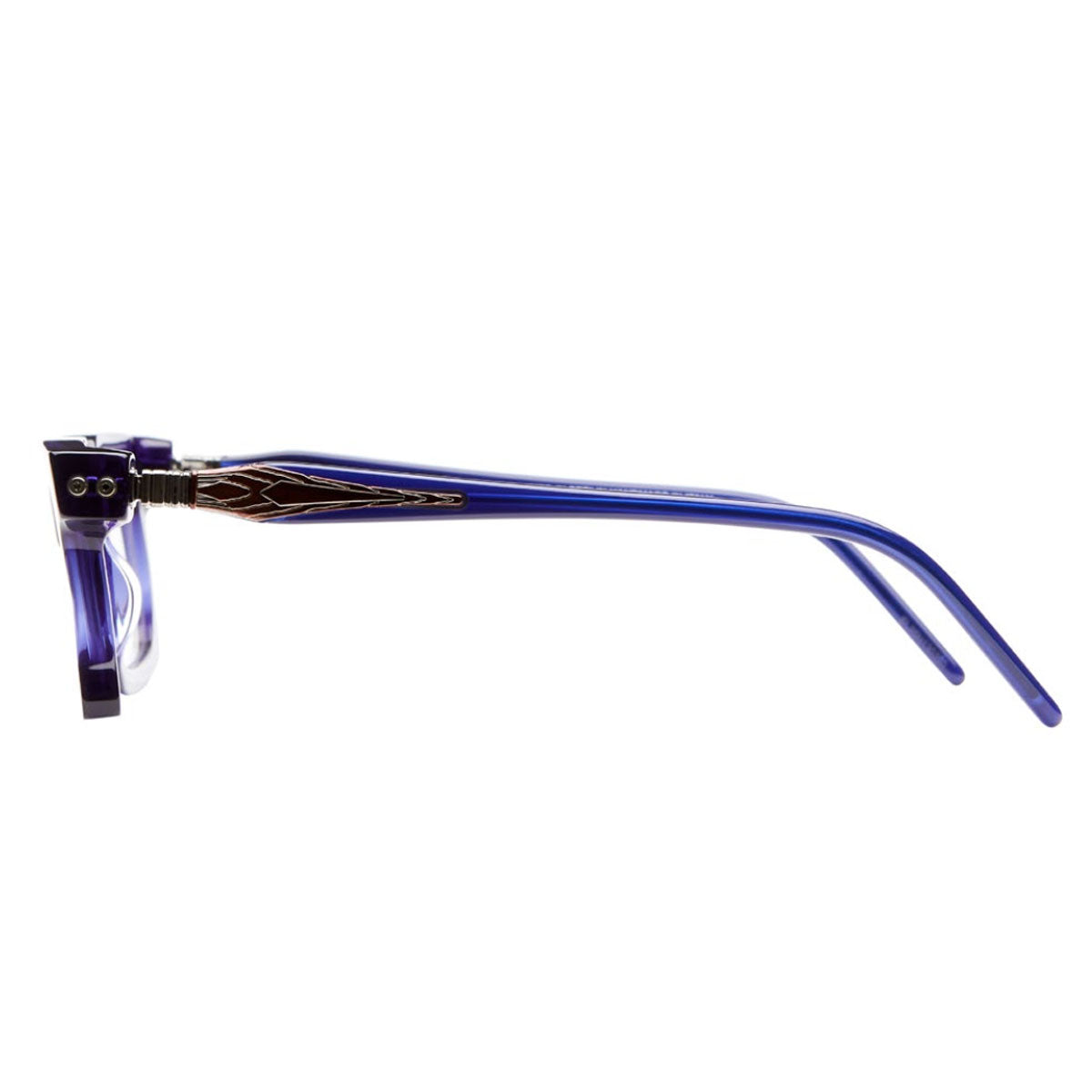 Kuboraum Occhiali da Vista D74 BLUE Blu/Trasparente 52 18 145