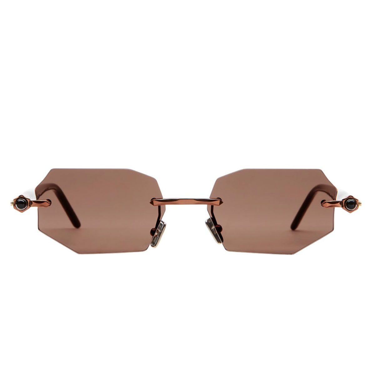 Kuboraum Occhiali da Sole P63 BZ HB Bronzo e Havana/Marrone Unisex 56 17 145