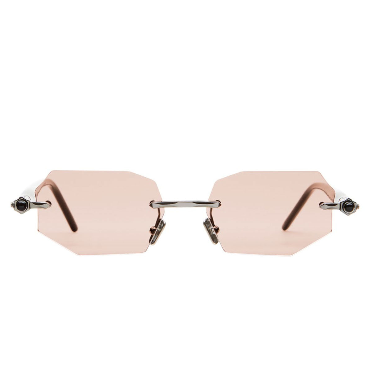 Kuboraum Occhiali da Sole P63 GM PM Nero/Rosa Unisex 56 17 145