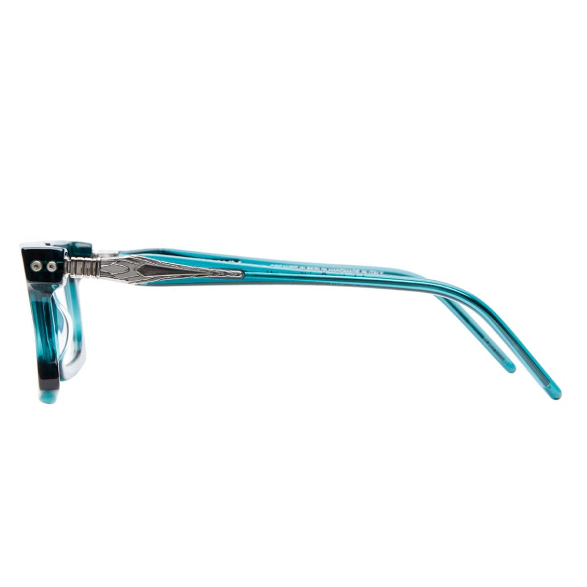 Kuboraum Occhiali da Vista D74 RF Verde/Trasparente 52 18 145