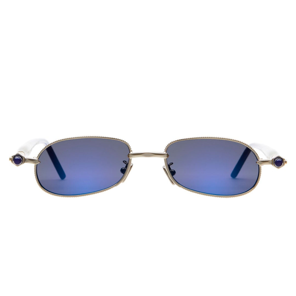 Kuboraum Occhiali da Sole P78 LGB Oro e Marrone/Blu 52 18 145