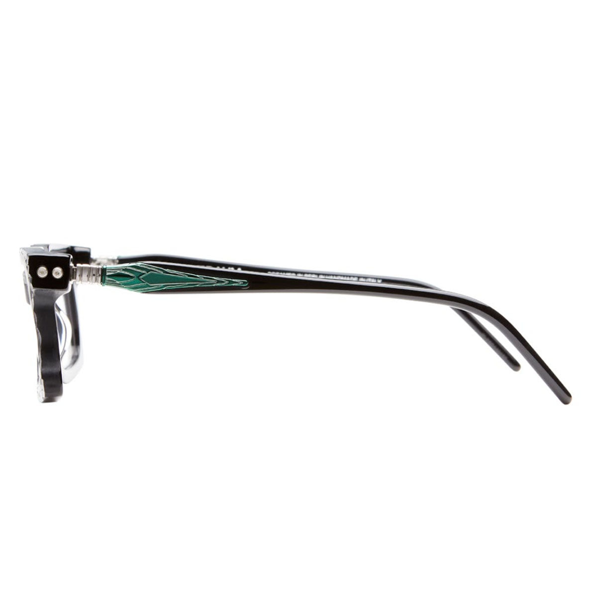 Kuboraum Occhiali da Vista D74 BS BS Nero/Trasparente 52 18 145