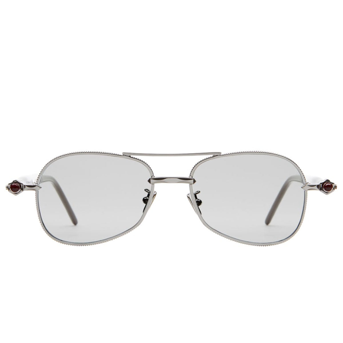 Kuboraum Occhiali da Sole P75 GMG Argento/Grigio 52 18 145