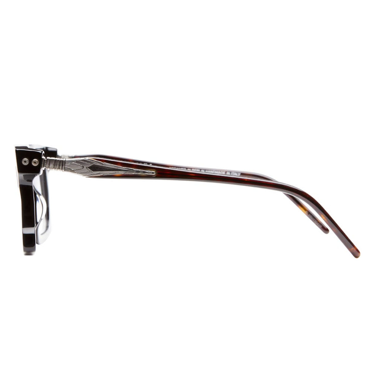 Kuboraum Occhiali da Vista D76 BS Nero/Trasparente 52 18 145