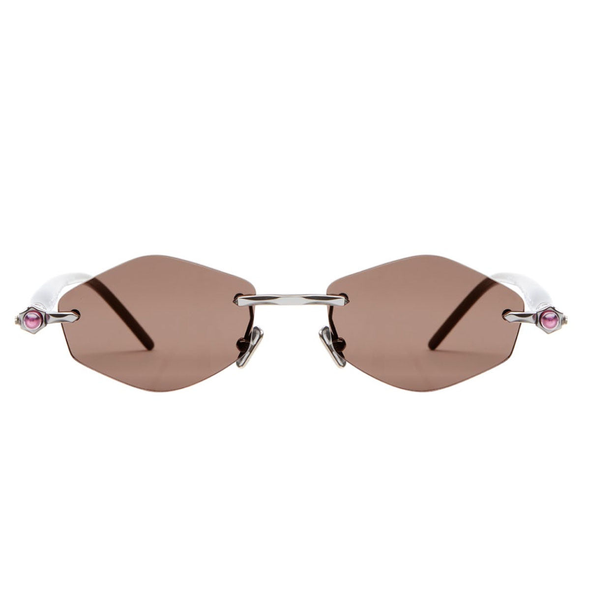 Kuboraum Occhiali da Sole P60 GM BT Nero e Marrone/Marrone Unisex 52 18 145