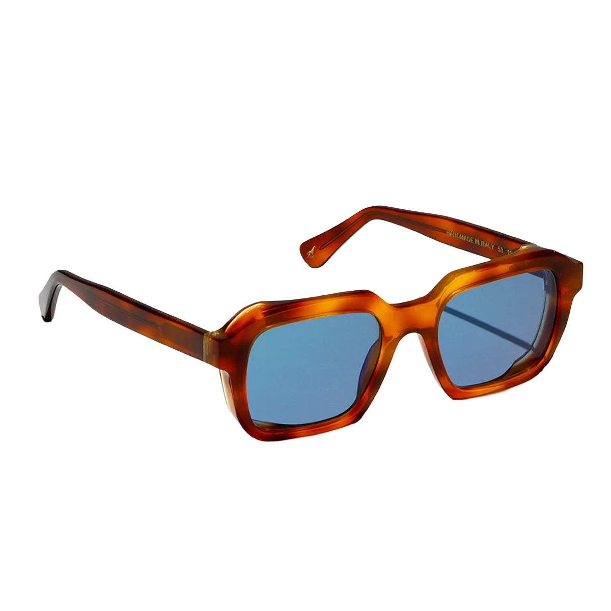 Occhiali da Sole L.G.R. Raffaello Carnet De Voyage Havana Chiaro Marrone/Blu Unisex