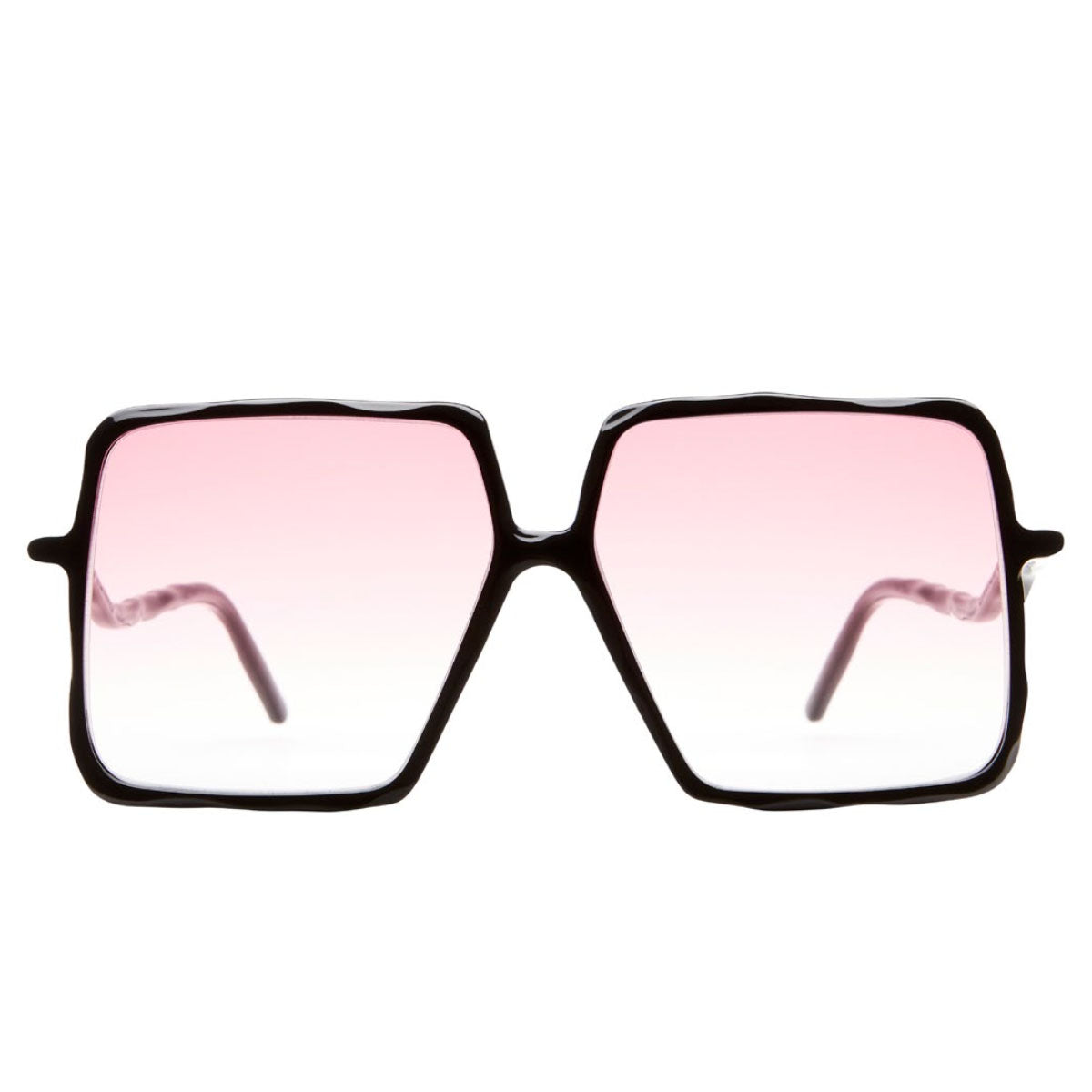 Kuboraum Occhiali da Sole L12 BS Nero/Rosa 61 13 150