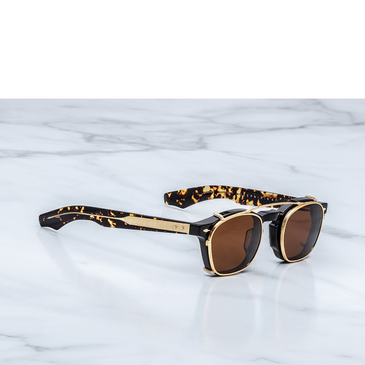 Jacque Marie Mage Clip on 2 Gold Zephirin 44 Oro/Marrone Unisex