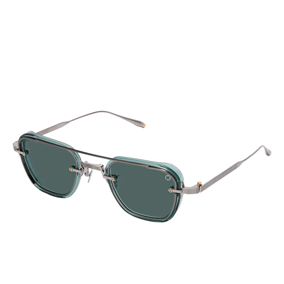 Occhiali da Sole Akoni Jura Deep Emerald Green Argento/Verde Unisex