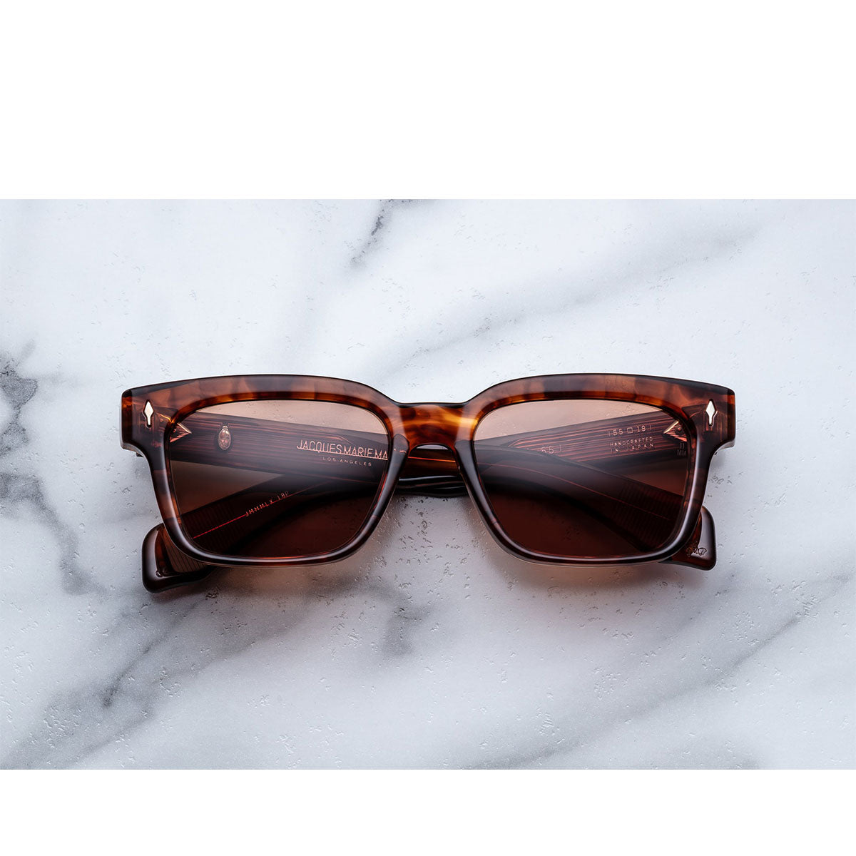 Jacque Marie Mage Occhiali da Sole Molino 55 Bourbon Marrone/Marrone Unisex 55 19 144