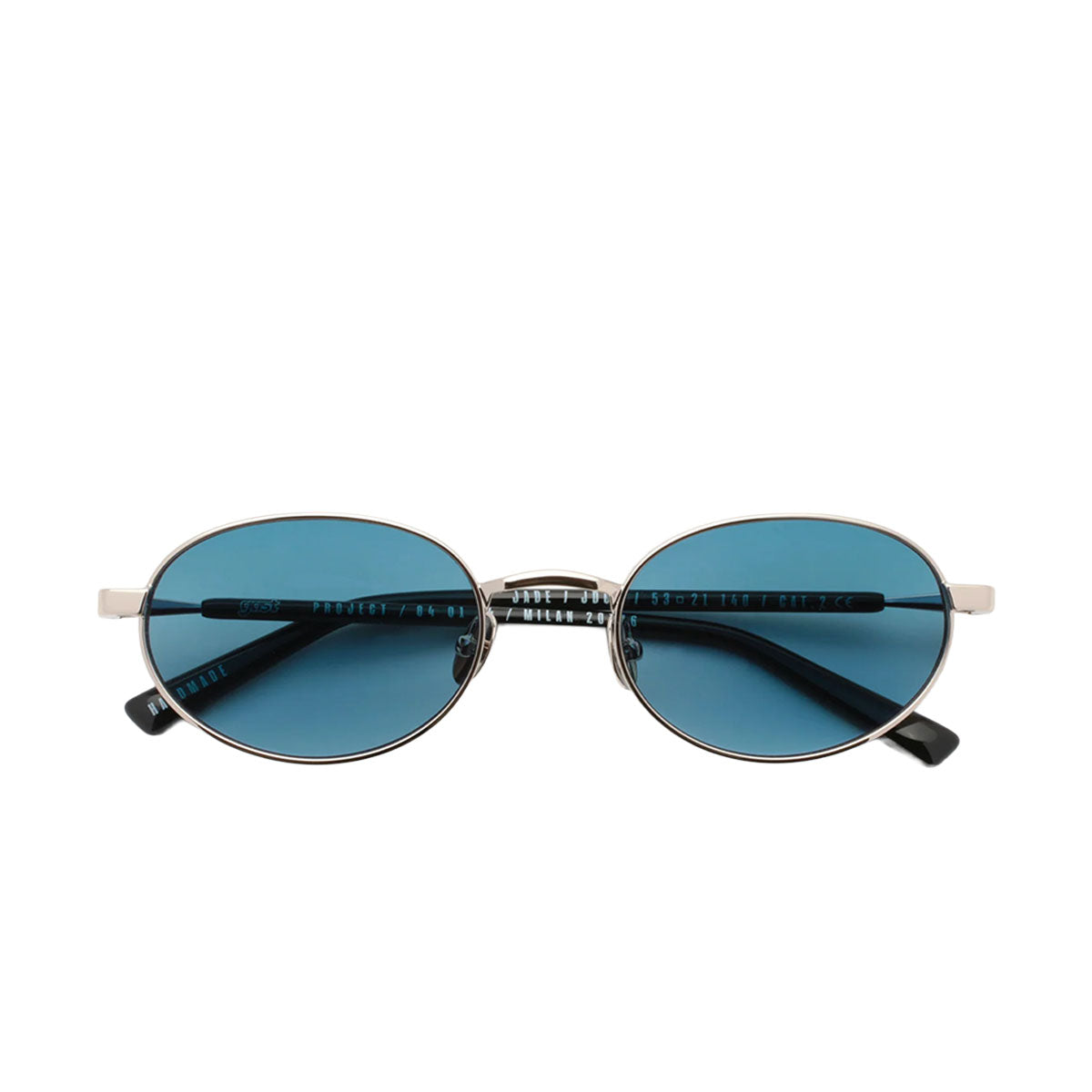 Gast Occhiali da Sole Jade Silver JD04 Argento e Nero/Blue Unisex
