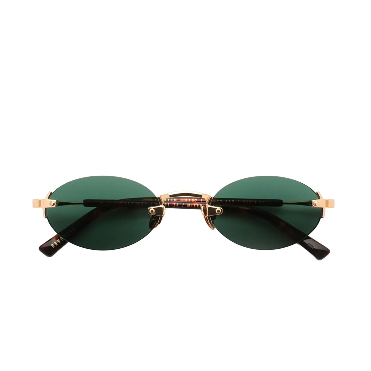 Gast Occhiali da sole Quantum Gold UA02 Oro e Marrone/Verde Unisex