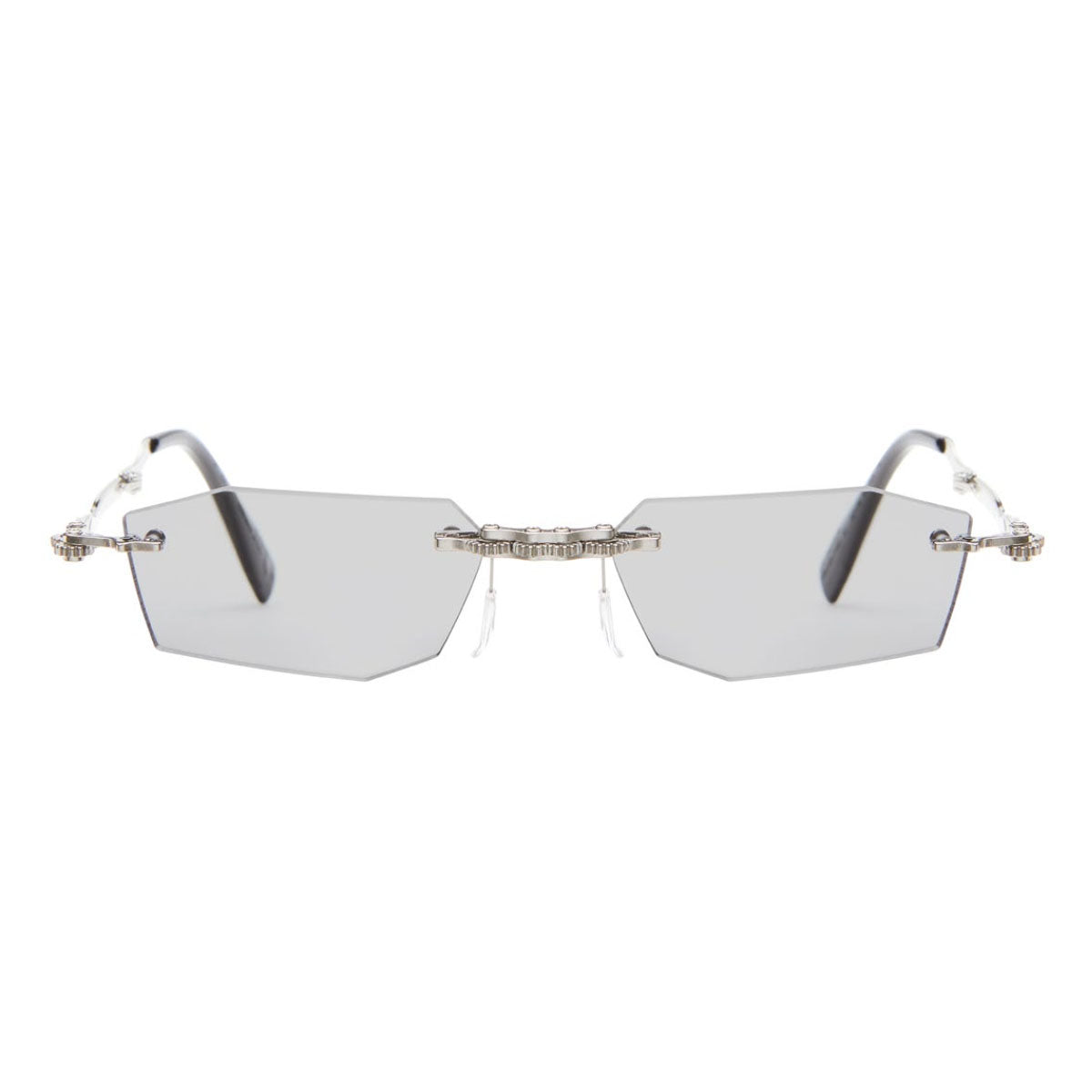 Kuboraum Occhiali da Sole H40 SI Argento/Grigio Unisex