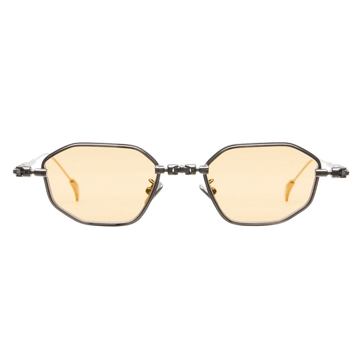 Kuboraum Occhiali da Sole H66 GM Nero/Marrone Unisex