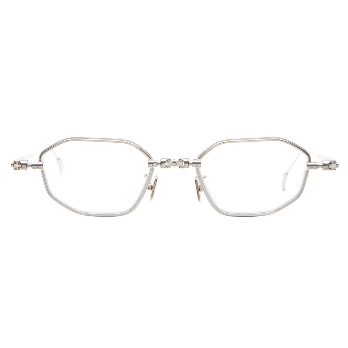 Kuboraum Eyeglasses H66 TM Silver/Transparent Unisex