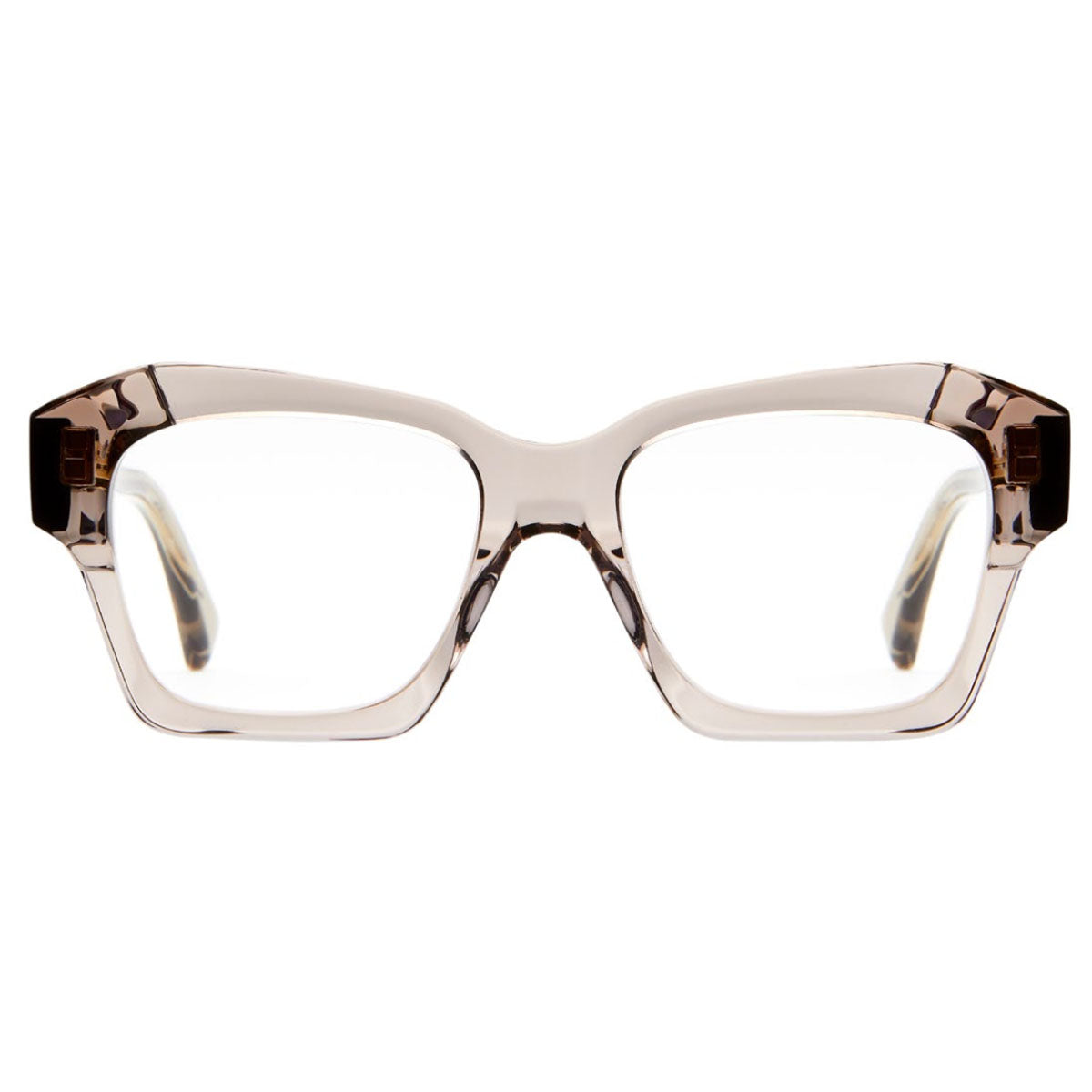 Kuboraum Occhiali da Vista I04 LWG Beige/Trasparente Unisex