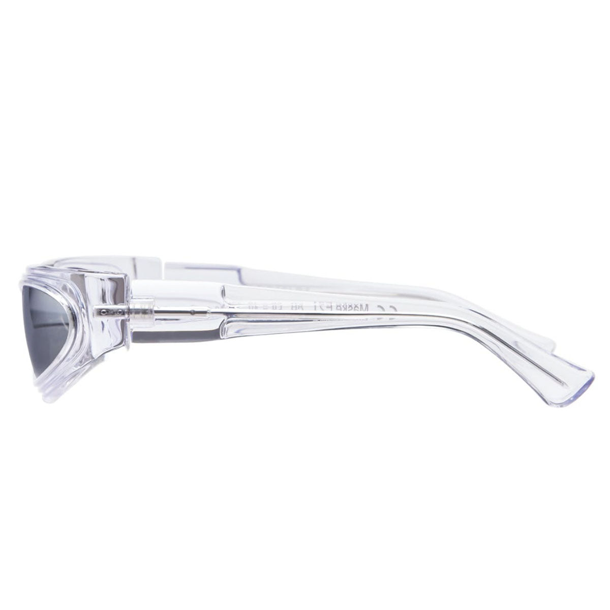 Kuboraum Occhiali da Sole E21 CR Cristallo/Argento Unisex 58 19 130