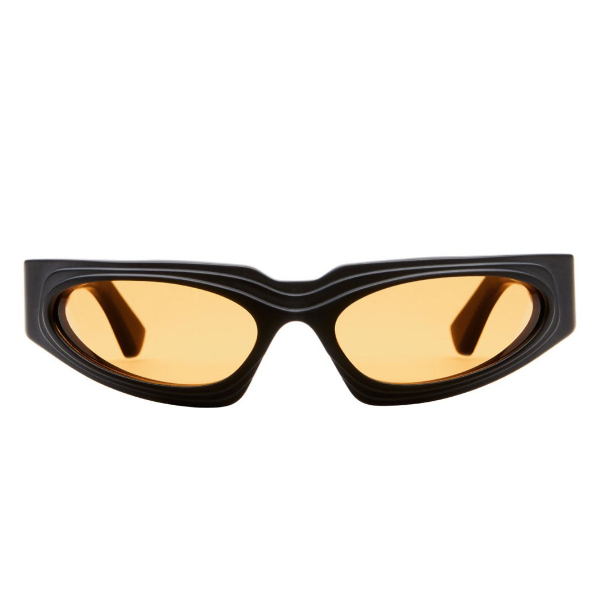Kuboraum Occhiali da Sole E21 BM Nero/Arancione Unisex 58 19 130