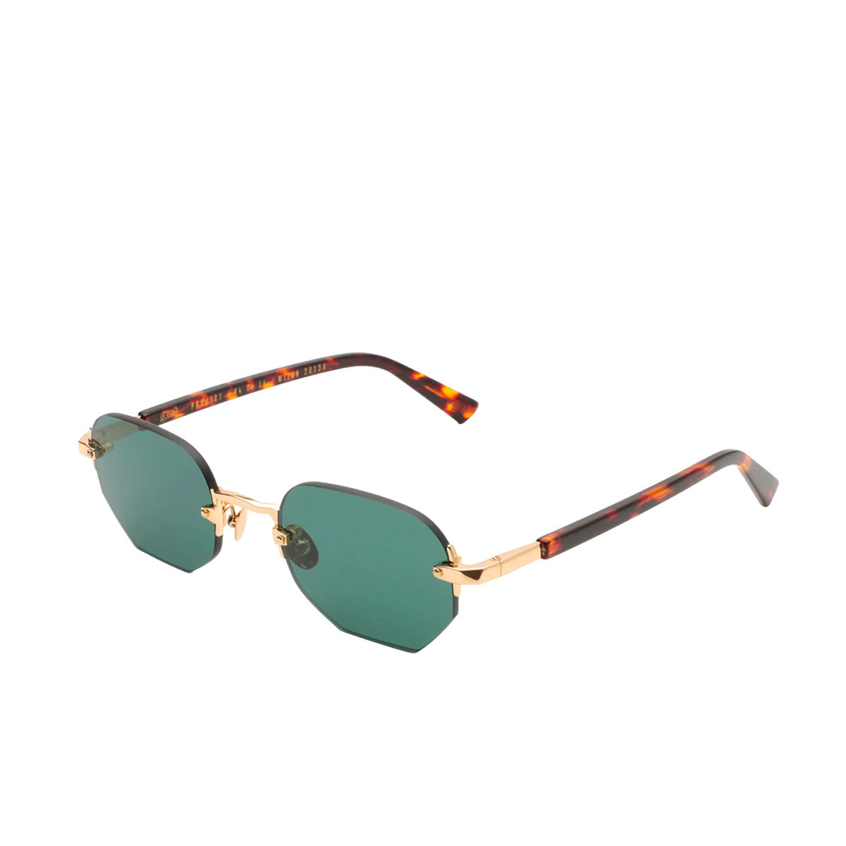Gast Occhiali da sole Moonstone Gold MNS02 Oro e Marrone/Verde Unisex